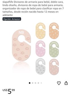 Baby Closet Size Dividers Set of 7