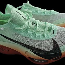 BRAND NEW Nike Air Zoom Alphafly NEXT% 3 "Eliud Kipchoge" Green/Red HJ7041-300