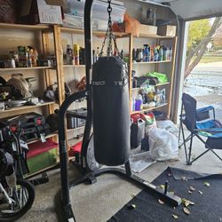 Punching Bag Stand And Speed Bag