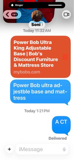King base adjustable bed with mattress