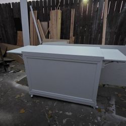 Foldable White Cart * Carrito Pleglable Blanco