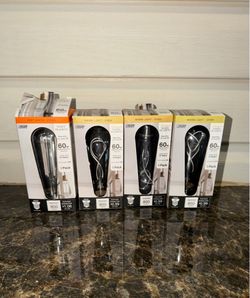 Feit Electric 60W LED Filament Bulbs (4 Pack) - Dimmable, New in Box