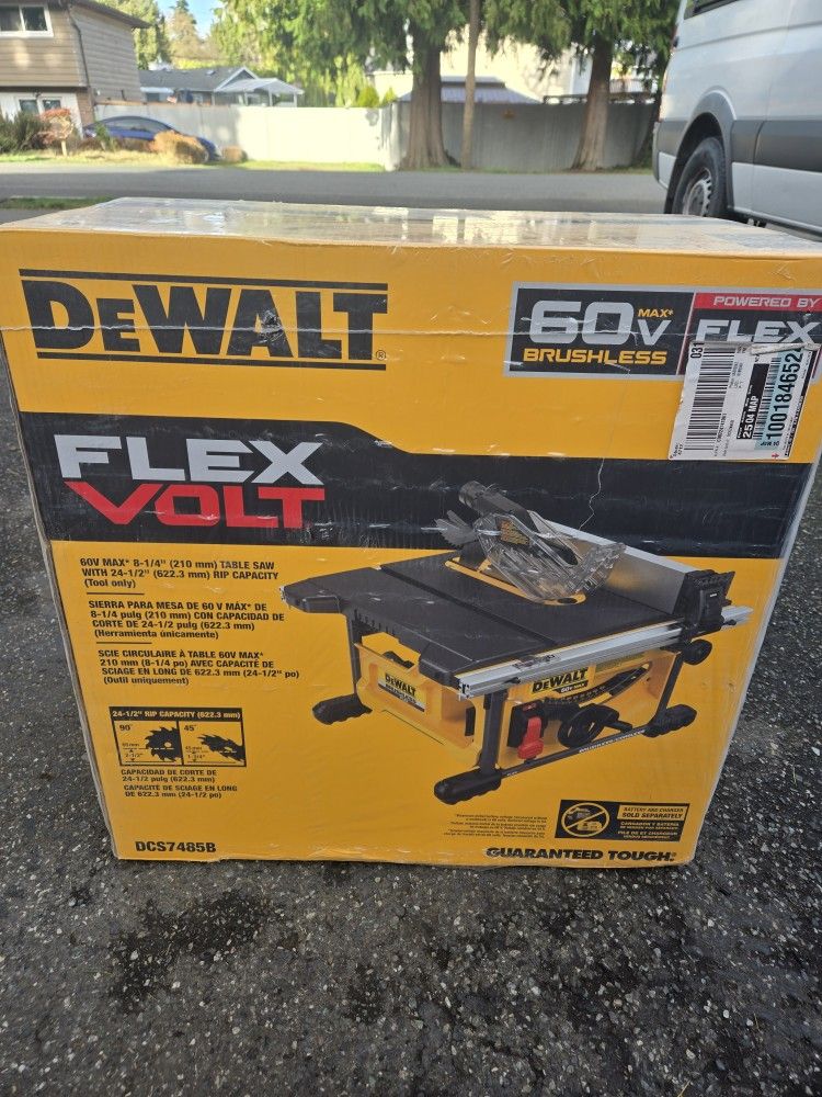 Brand New Dewalt Table Saw