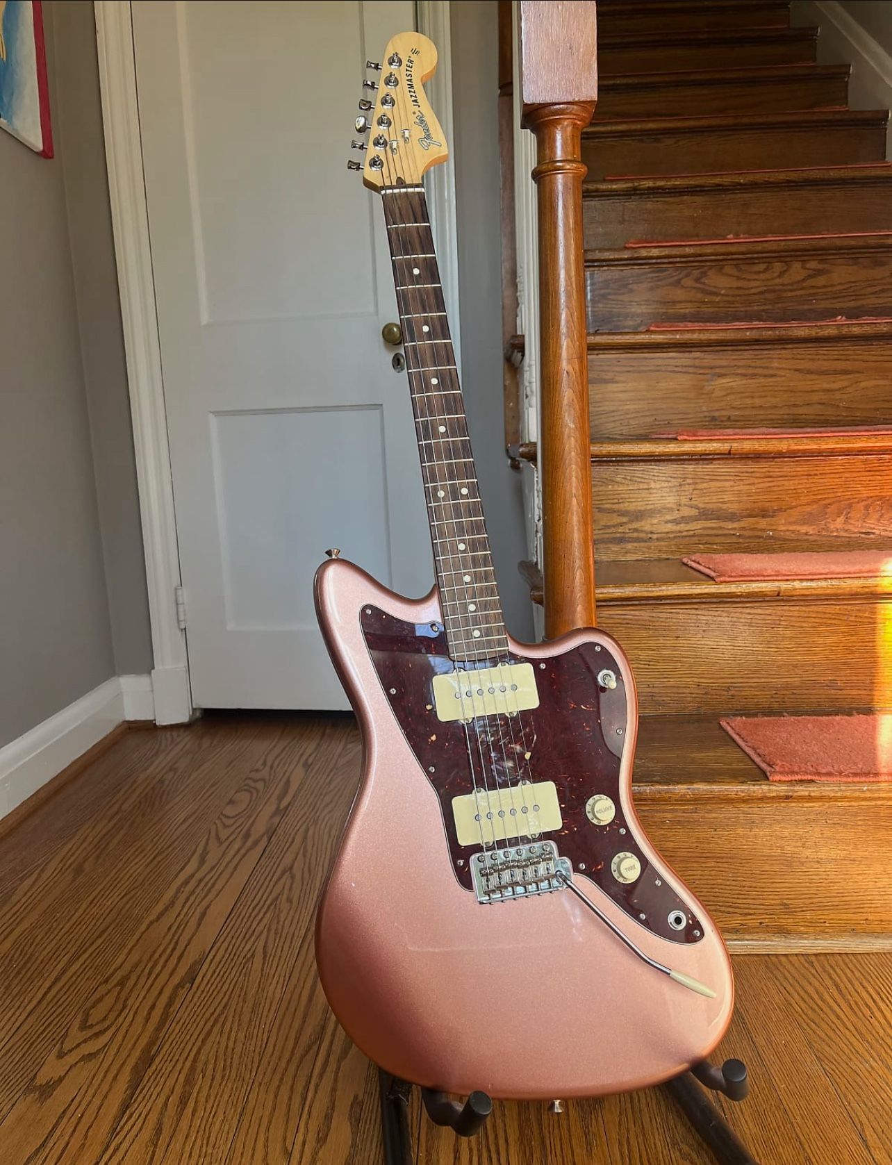 2019 Fender American Performer Jazzmaster – Penny Finish (Rosewood Fretboard, Made in USA) + Brand New Tweed Case