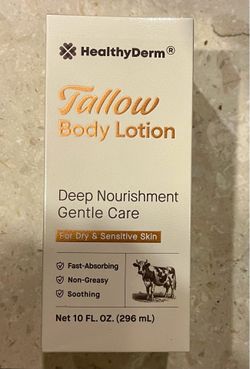 NEW HealthyDerm Tallow Body Lotion