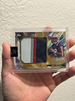 Drake Mate Rookie Gold /25 Player Worn Quad Patch