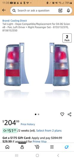 First gen Scion XB new rear tail lights