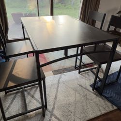 Small Dining Table With 4 Chairs For Sale