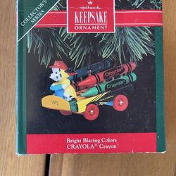 Crayola Ornament, Bright Blazing Colors 