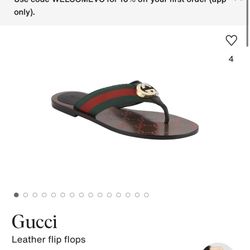 Gucci Leather flip 
