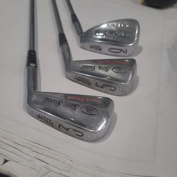 Sam Snead Golf Clubs. 3 , 5, and 9 Irons