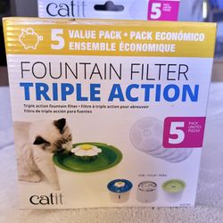 Catit Fountain Filter 5 Pk