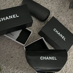 Chanel Eyeglass Cases and boxes
