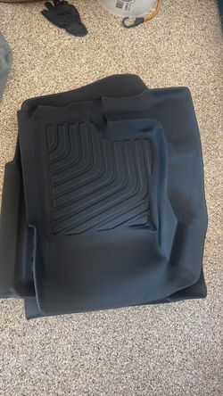 Black All-Weather Rubber Car Floor Mats