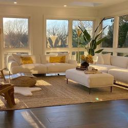 Article fabric sofa for sale.