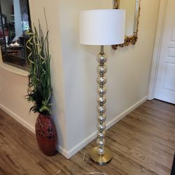 Mercury Glass Floor Lamp