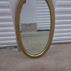 Gold  Mirror For Bathroom Sink Or Vanity Table Mirror Gold 