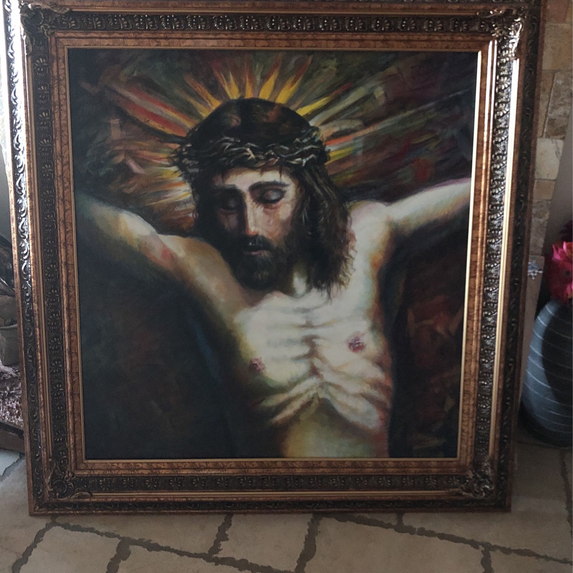 Jesus Paint 47x48 Inch