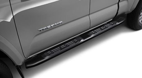 Tacoma 5-In. Oval Tube Steps - Black
