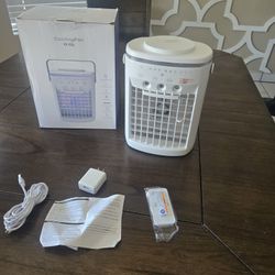 Portable Air Conditioner,Cooling Fan with 3 Speeds &3 Modes,2-8H Timer,1000ml Water Tank, Remote Control