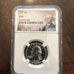 1962 25C Grade PF 67