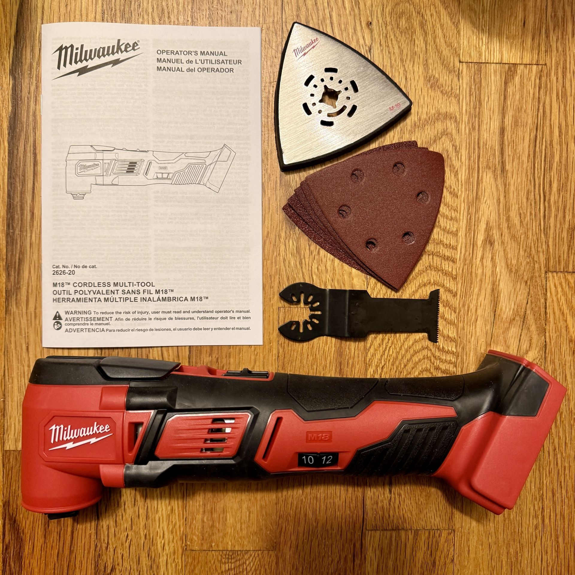 New Milwaukee M18 Oscillating Multitool / Multi-tool / Multi Tool, Cordless