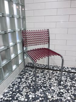 Vintage 70s Mid Century Modern Thonet Chair David Rowland Chrome Space Age