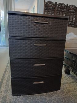 Srerilite Weave Plastic Drawer Tower