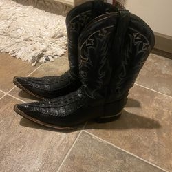 Black Crocodile Boots 