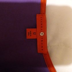 Ivanka Trump Dress Purple Size 12