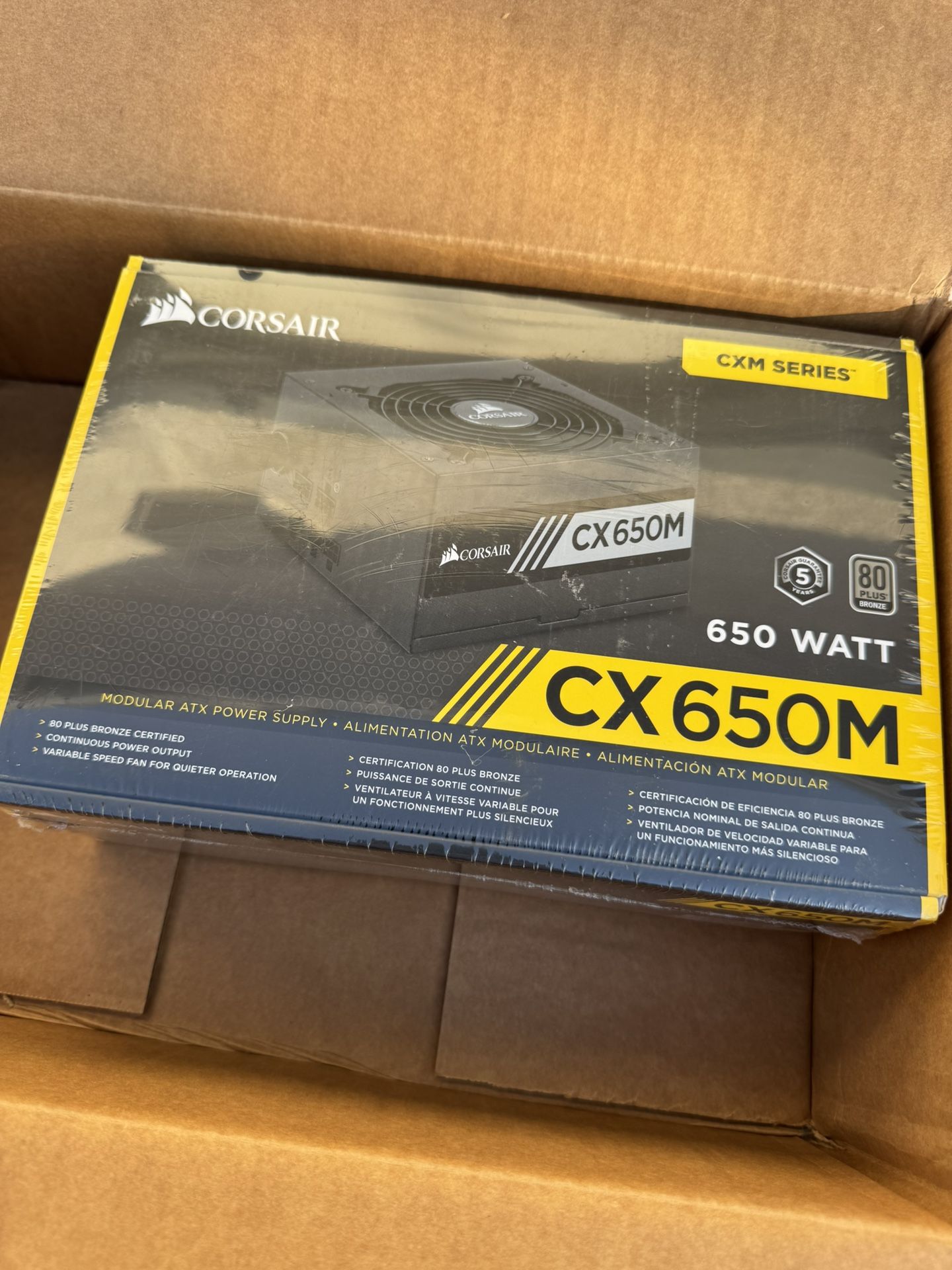 CX650M Power Supply Brand New