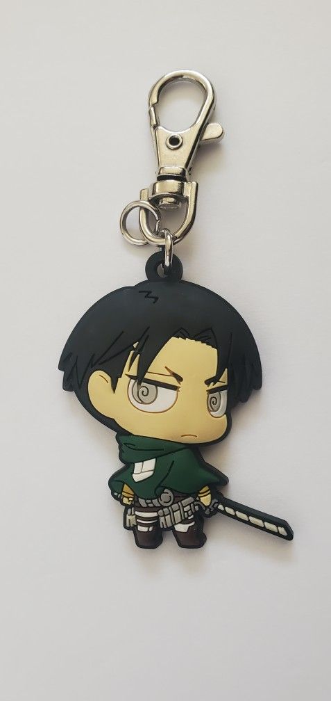 Attack on Titan Chibi SD Levi Bag Clip Keychain
