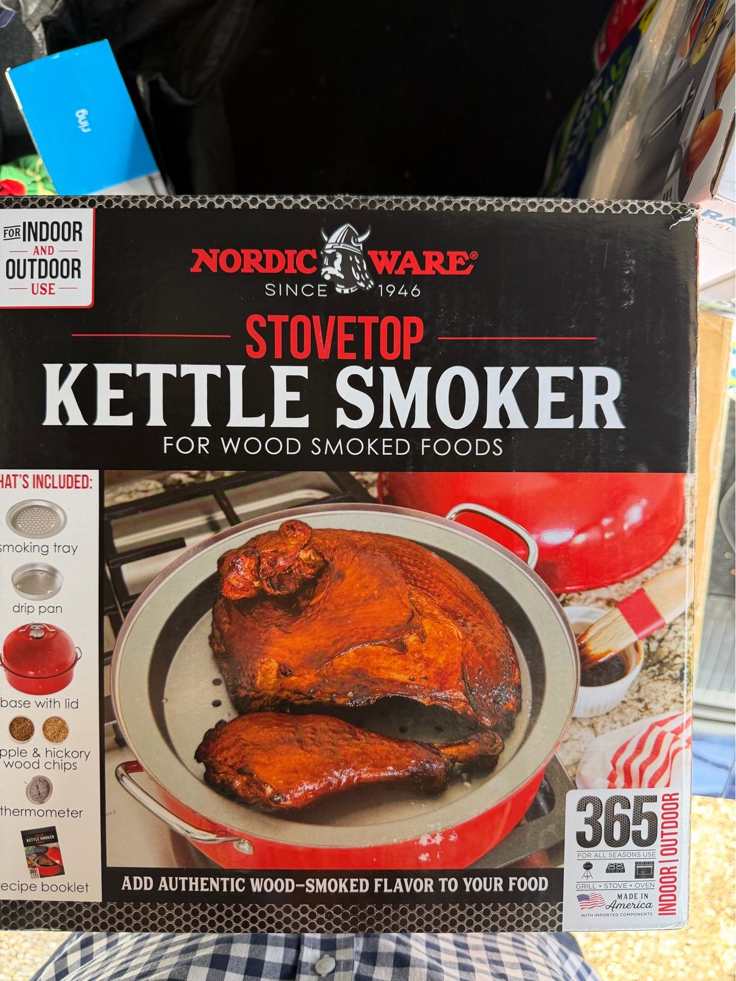 New unopened Nordic ware stovetop kettle smoker