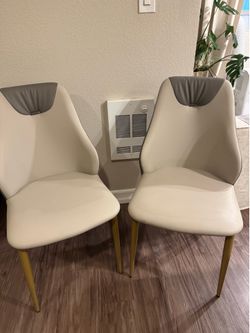 Dining chairs and table