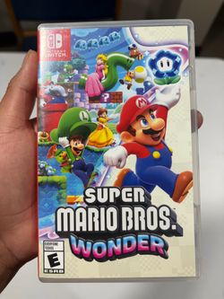 Super Mario Wonder Switch Game (Like New)