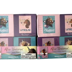 2 packs of unicorn puzzles - 4 ct