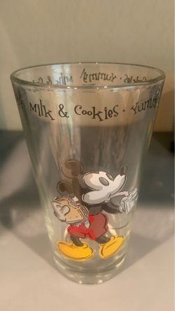 Mickey Mouse Milk Glass