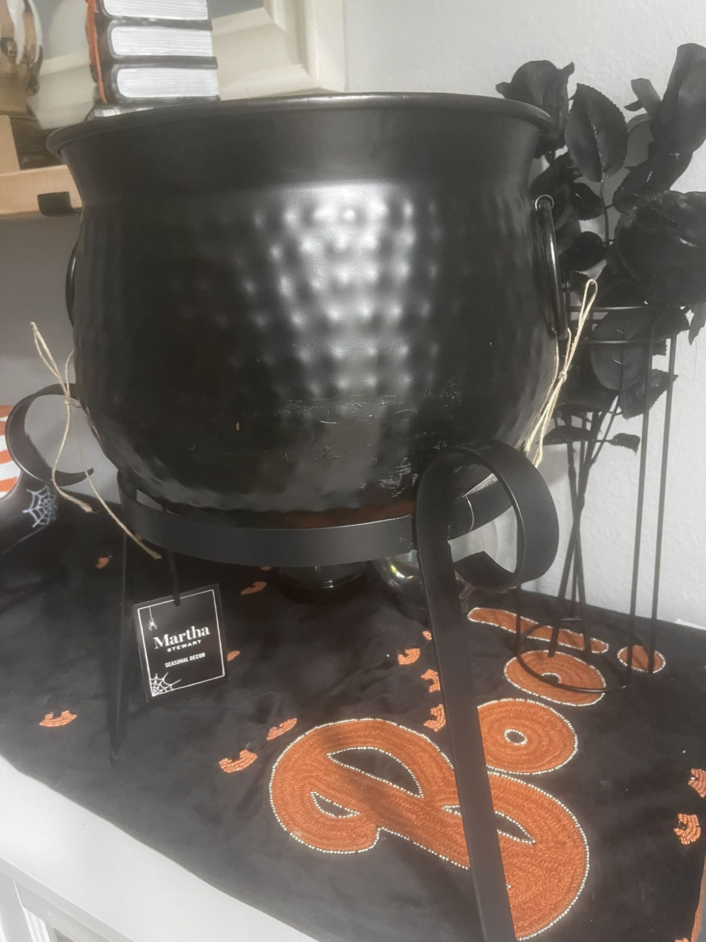Martha Stewart Halloween witch cauldron