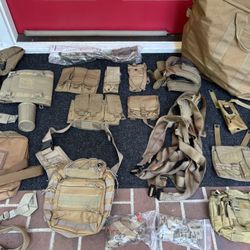 Military Surplus Flat Dark Earth FDE Pouches Accessories 