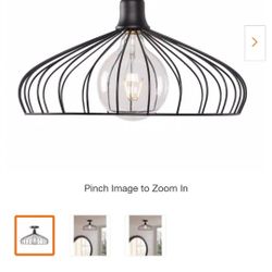 Black farm Light Fixture