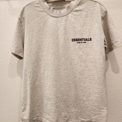 NEW Fear of God Essentials T-Shirt Light Oatmeal
