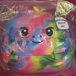 Moosh-Moosh Squared 10” Soft Plushie Pillow Friend EMERY the Dragon NEW in Package!