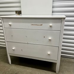 White Wooden Dresser