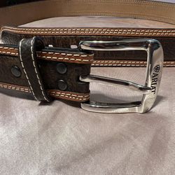 Ariat Billet Leather Belt Size 44