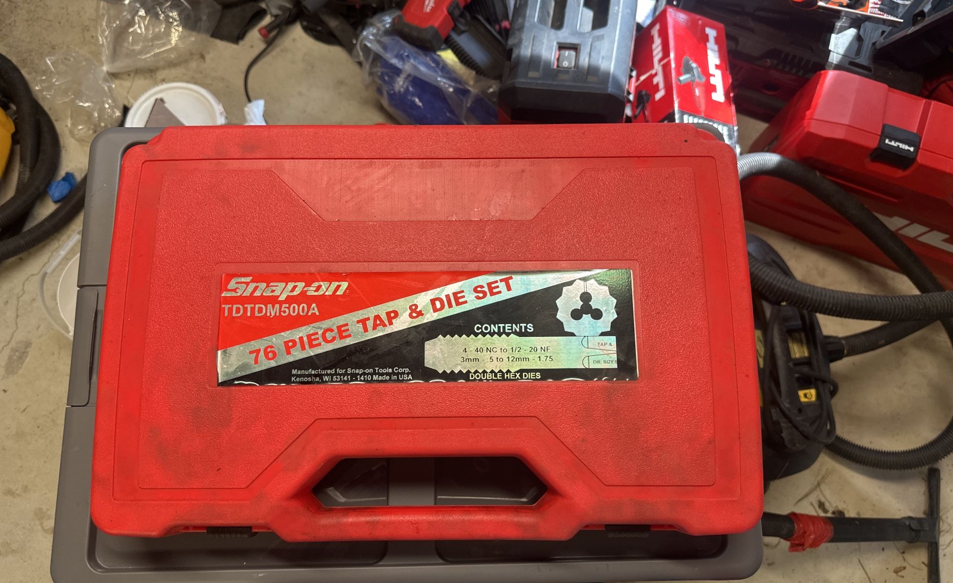 Snap On Tap And Die Set