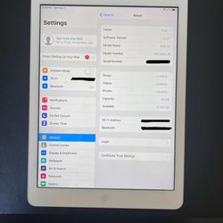 iPad Air 1st Gen Great Condition Silver 16 Gig