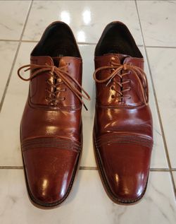 Stacy Adams Raynor Cap Toe Oxford, which features a cognac-color