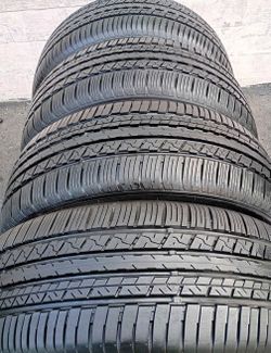 245-50R20 FALKEN BRAND TIRES 💯🤩SET OF 4 TIRES EXCELENTE CONDICIÓN 80%LIFE🏁🏁