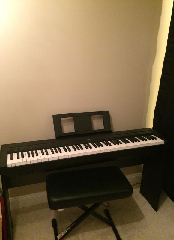 Yamaha P-45 piano keyboard