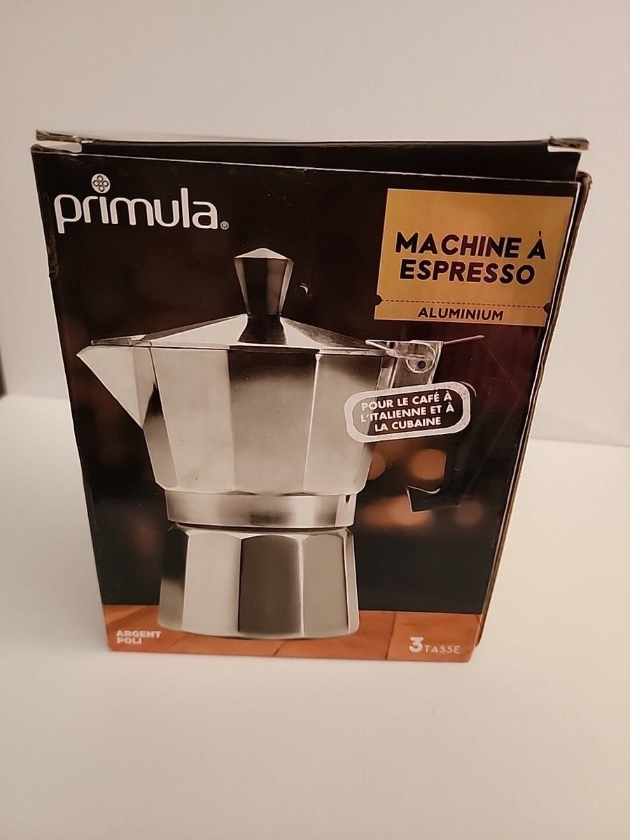 Primula PES-3301 Stovetop Espresso Coffee Maker - Silver